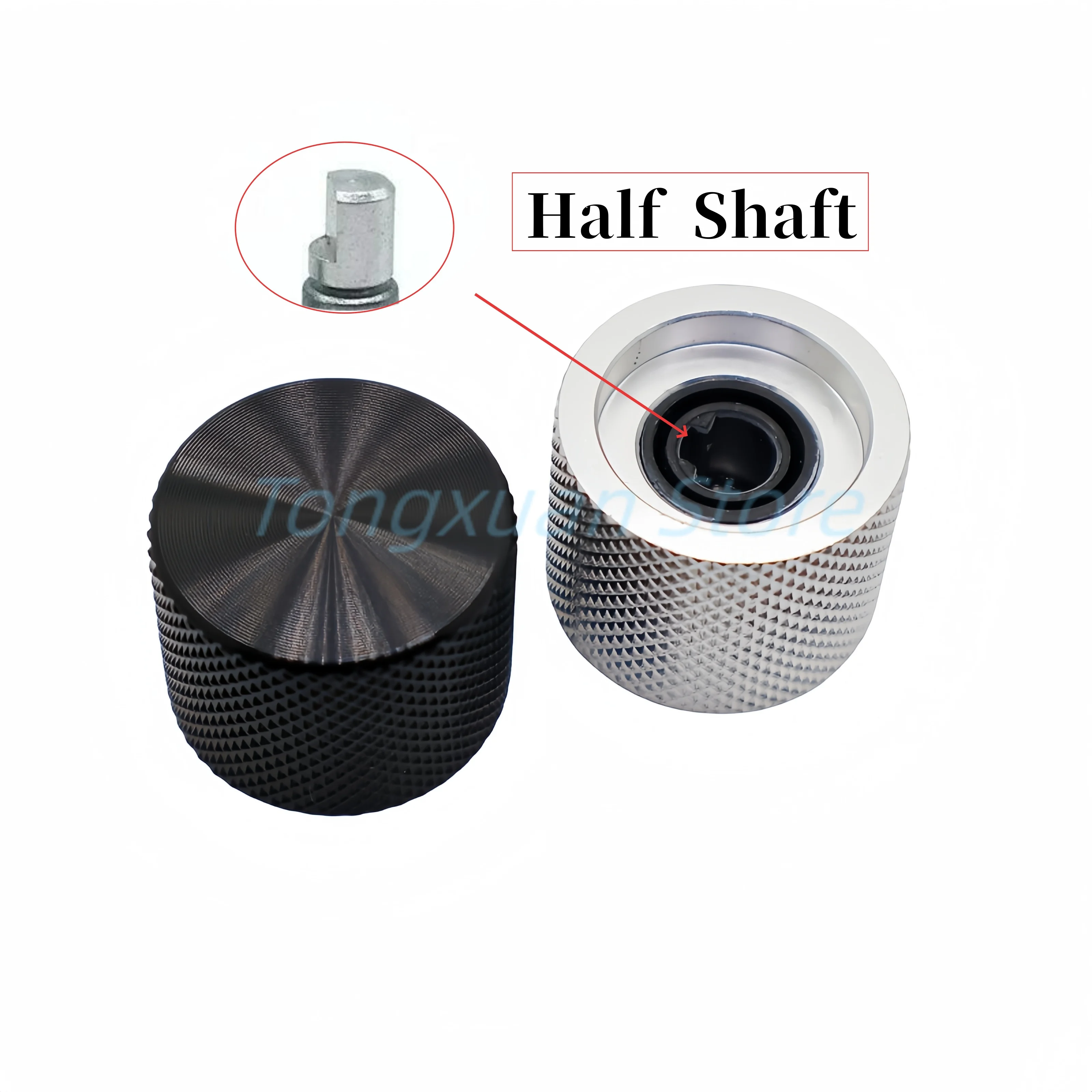 Potentiometer Knob Cap Aluminum Knob 1pc Aluminum Alloy Knob Cap 21.5x17mm Car Volume Navigation Button Volume Potentiometer Switch Amplifier Knob 6mm Plum D Shaft