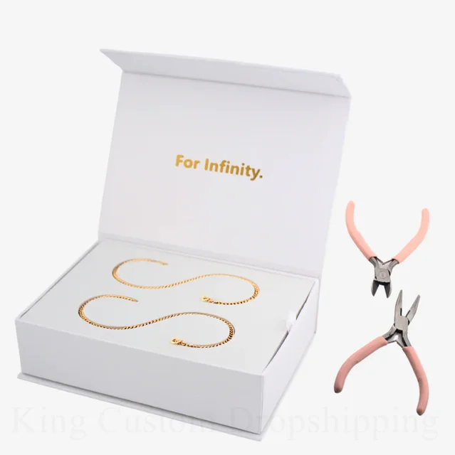 2025 Nouveau Bracelet éternel permanent Bijoux de couple Faites-le vous-même Kit de bracelets de mode Cadeau de Saint-Valentin pour amoureux.