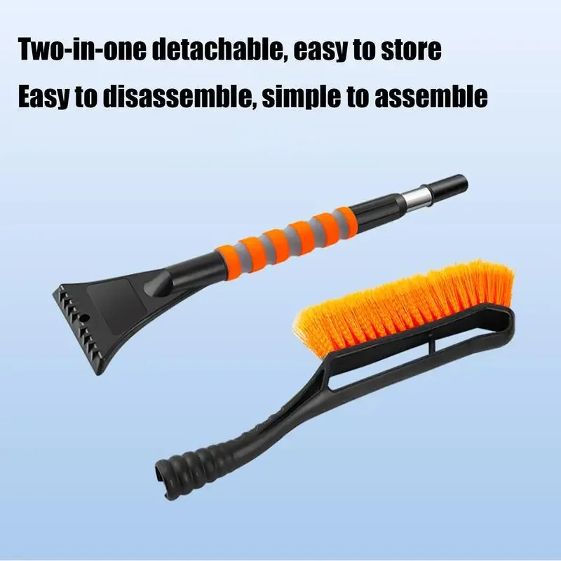 Car Snow Shovel Winter Car Exterior Shovel for Snow Removal Safe Driving Roof Hood and Window Removal Tool brush