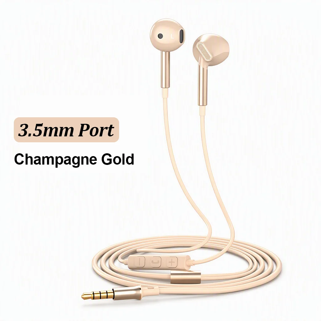 Enhanced USB Type C Wired HiFi Stereo Headphones with Mic and Volume Control