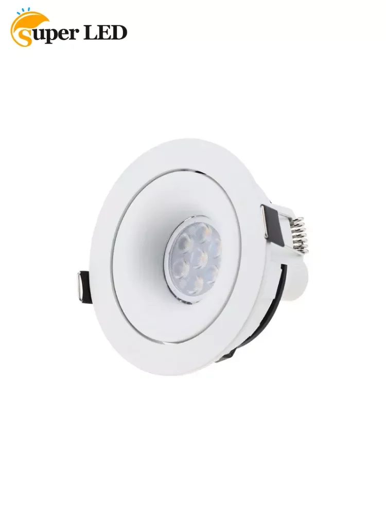 

LED Multi MR16 Bulb GU10 Eyeball Casing Frame Downlight Ceiling Down Light Lampu Siling Round Black White
