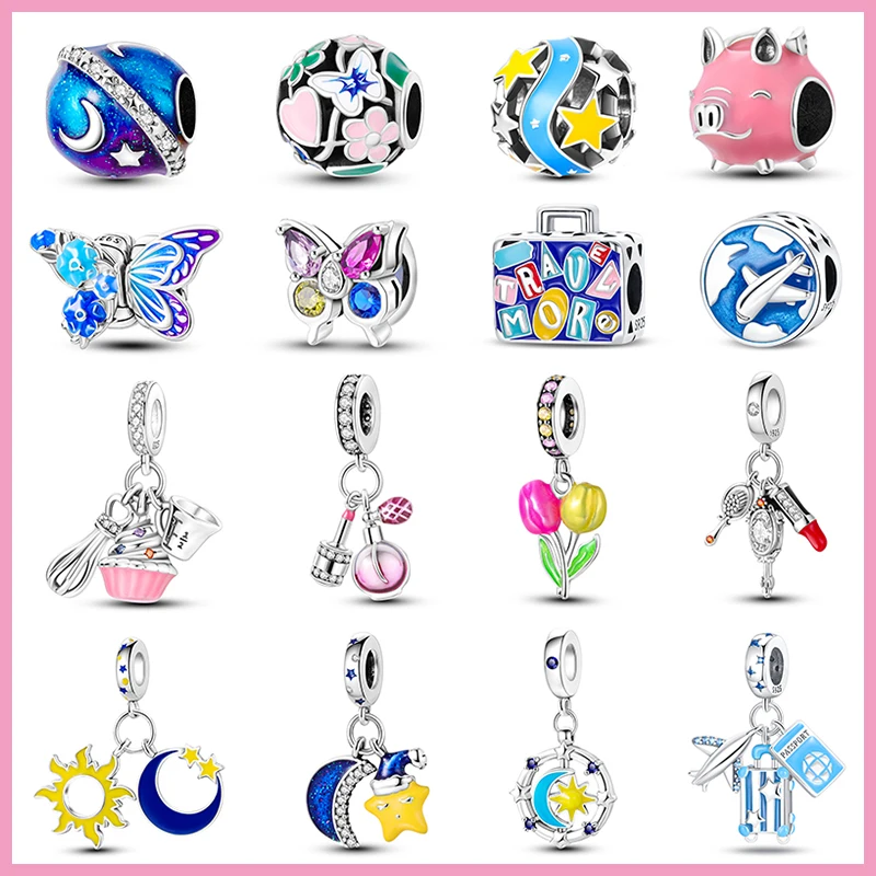 BAMOER Serie Pet Charms In Autentico Gatto Nero In Argento - Foto 5