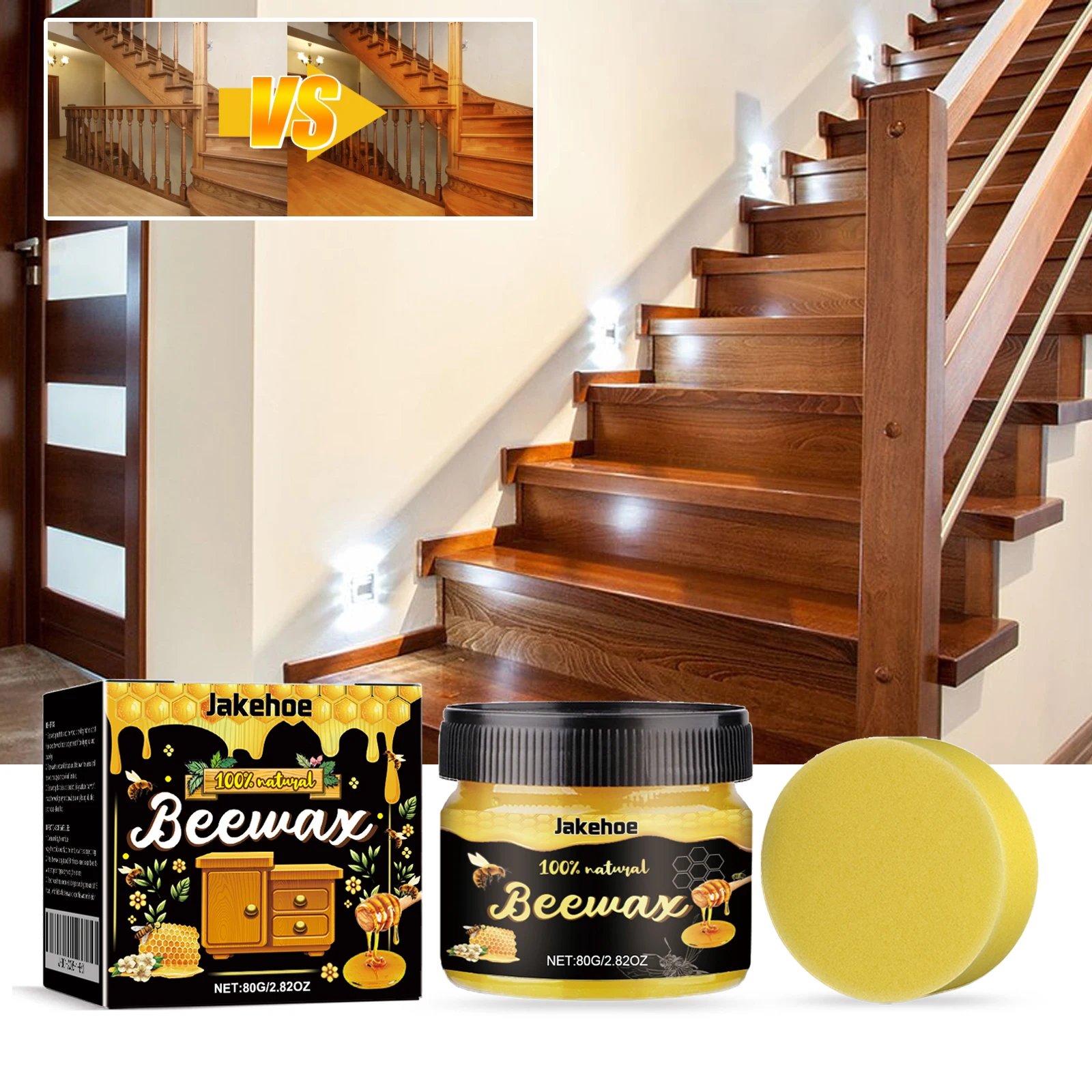 Wood Floor Wax Polish Care Product Non Toxic
