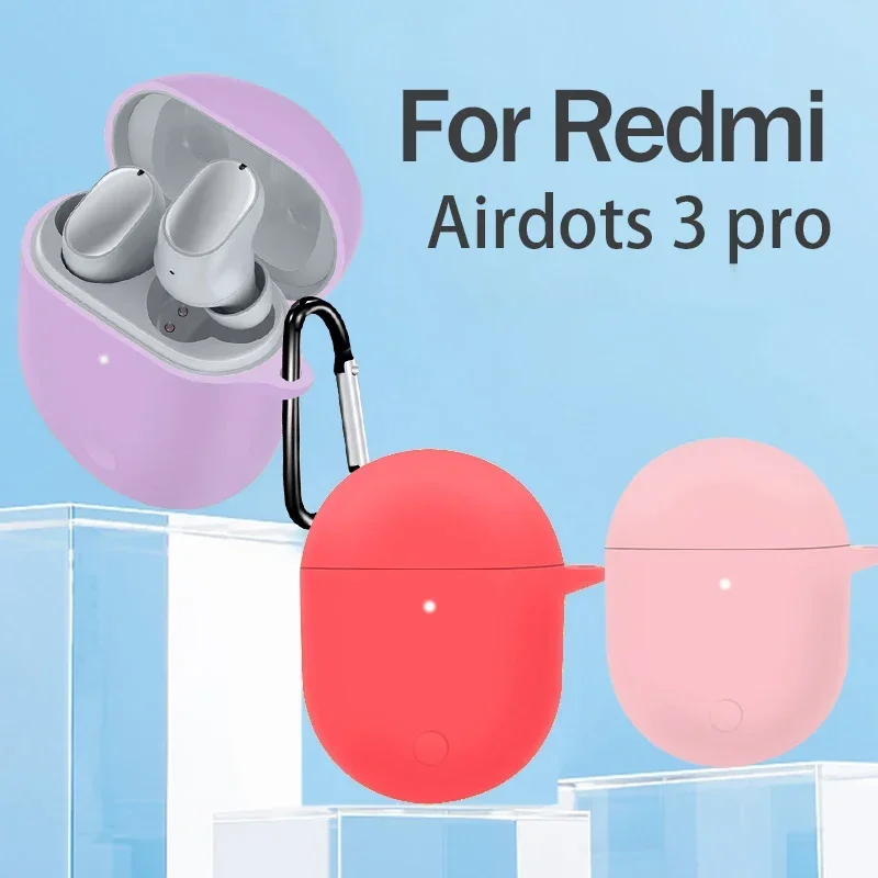 Sluchátko ochránce pro Xiaomi redmi buds 3 pro airdots 3pro bezdrátový náhlavní nabíjení skříňka proti pádu měkké silikon pouzdro s hák