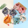 Winter Children's Triangle Scarf Double Layer Bear Scarf Baby Soft Cotton Lining Scarf Kids Autumn Collar for Boys Neckerchief 1