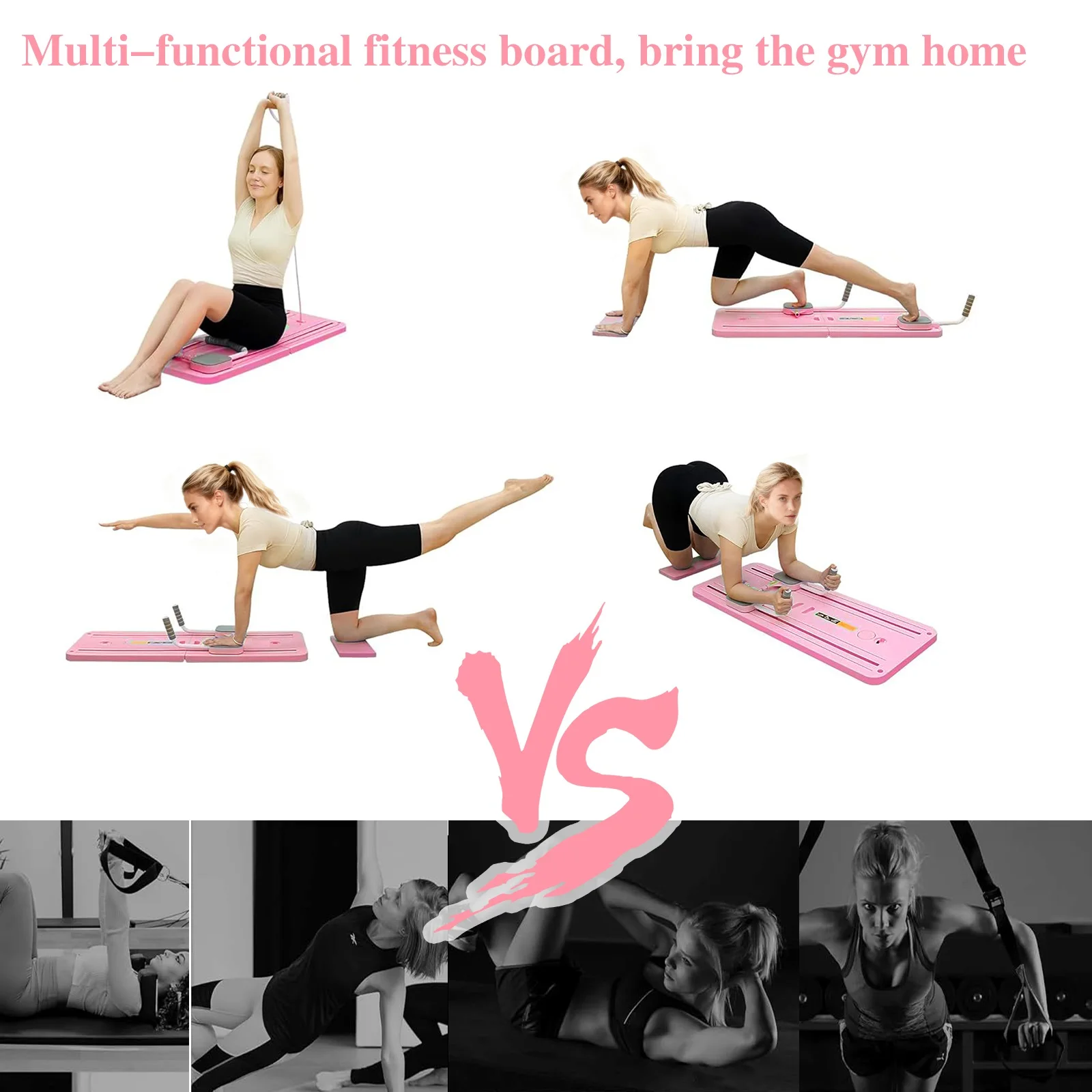 Multifunktionaler Bauchmuskeltrainer, Core-Muskel-Trainingsgerät, faltbares Heimfitnessgerät für Bauch- und Taillentraining – Detail 4