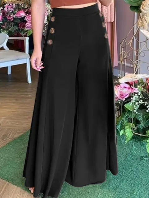 [최신|인기상품]summer pants women => ZANZEA의 우아함이 매료하는 사무실 캐주얼 세트 팬츠 [ChinaNOW | 추천상품]