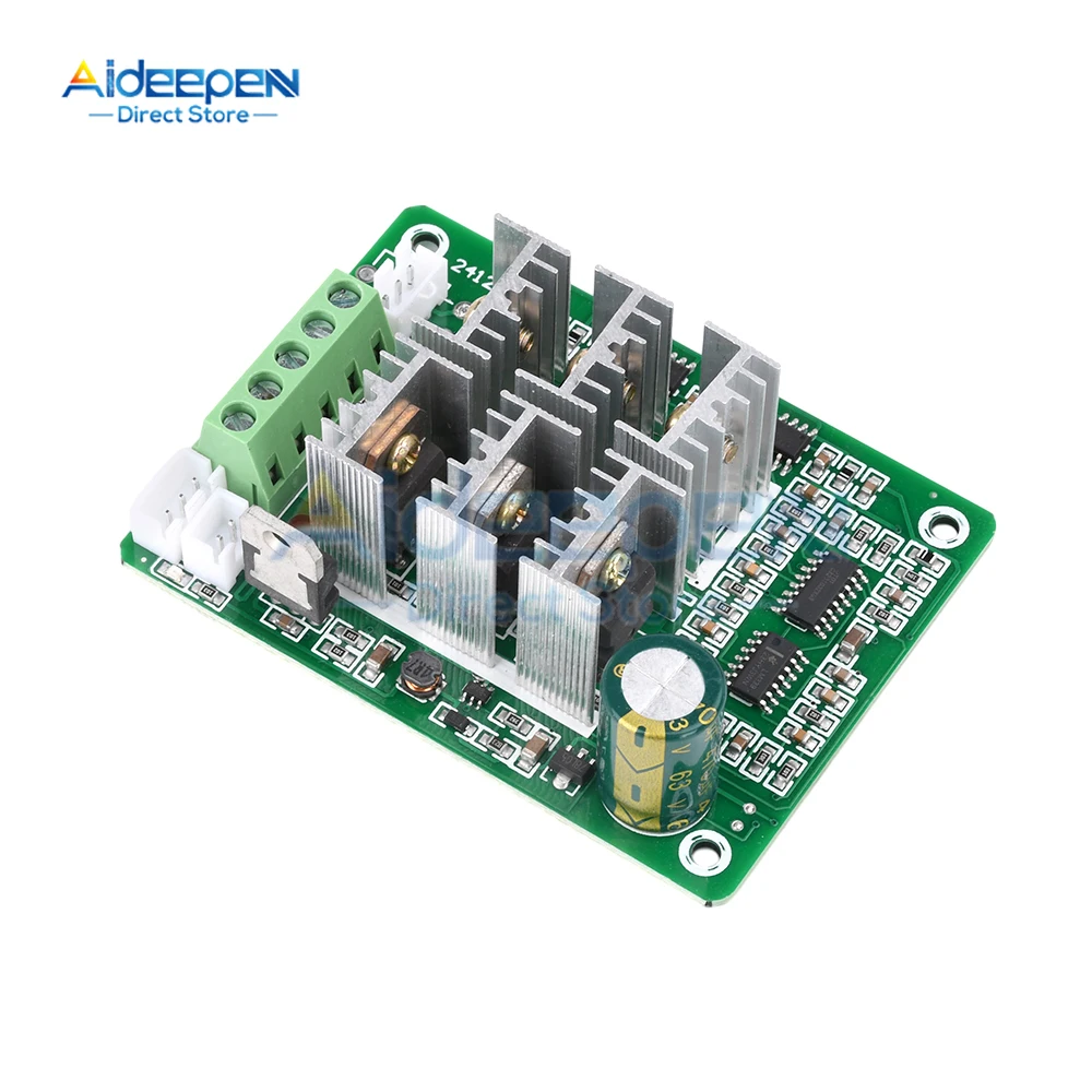 DC 5-36V 15A Brushless Motor Speed Controller Electric Garden Machinery Motor Speed Governor Three-phase Brushless Drive No Hall