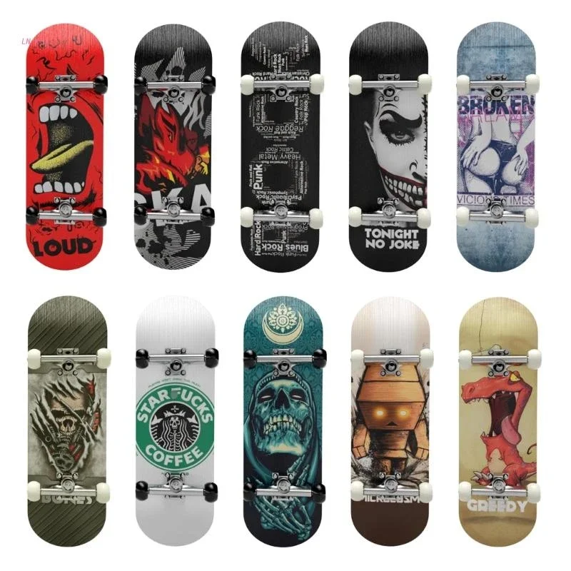 Fingerboard Deck Wheel Custom Finger Mini Wooden Skateboard Accessories