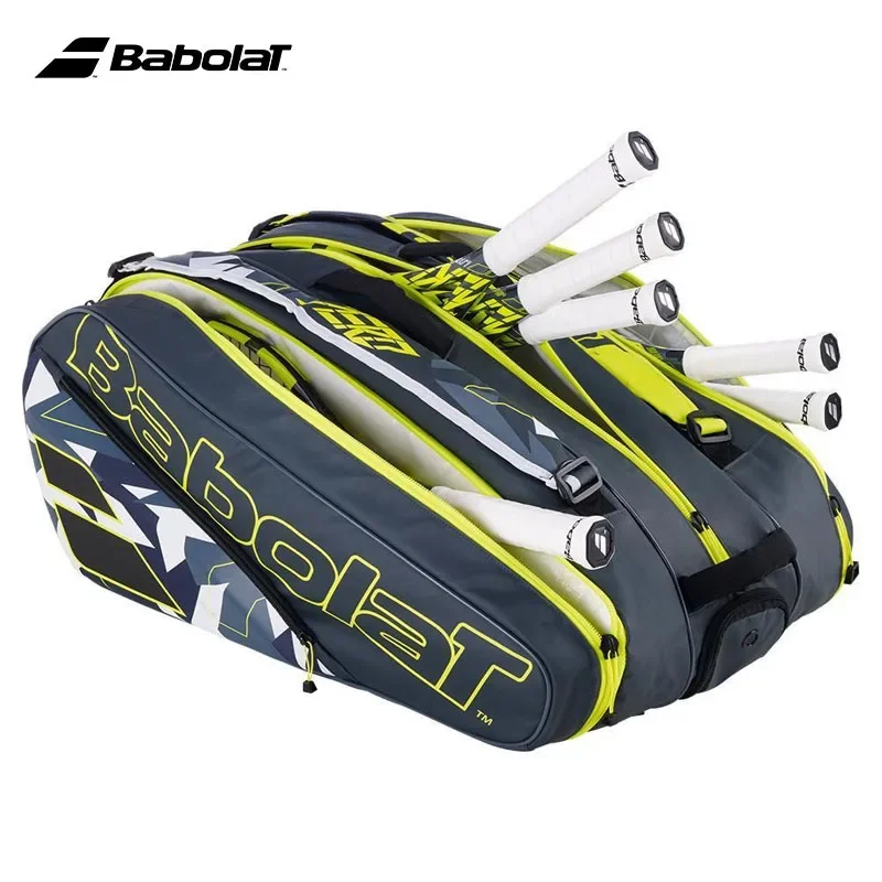 Borsa Da Tennis Originale Babolat 3R 12R Pure Aero Series Alcalas Tennis Raquete Zaino Nuovi Adulti Uomo Donna Borsa Da Tennis