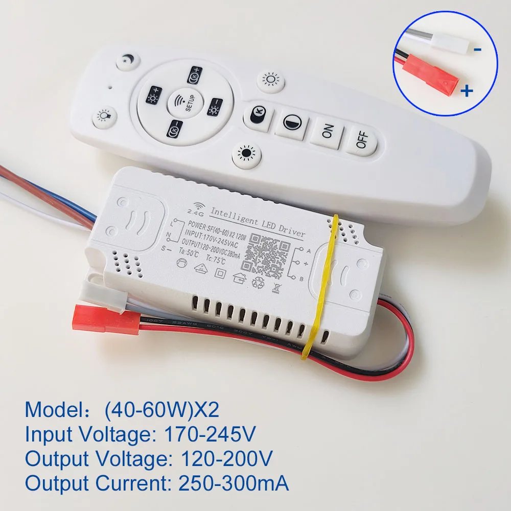 Contrôleur LED Intelligent Avec Appli Et Télécommande - Puissance 12-360W - Pour Lustres Dimmables Et Changement De Couleur