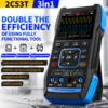 FNIRSI 2C53T 2C23T Upgrade 3in1 Oscilloscope Multimeter Signal Generator 50MHz Bandwidth 250MS Rate Dual Channel 20000 Counts 1