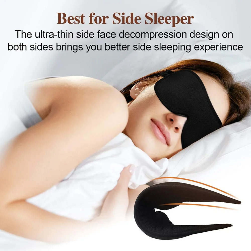 ZVD-Masque De Sommeil Zero Pression-Design Ergonomique 3D, Les Siestes La Meditation Les Voyagesoccultant Pour Hommes Femmesmasque Yeux Ultra Douxconfortable Pour Dormir 88815036