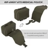 KRYDEX Tactical Tear Off First Aid IFAK Pouch Rip Away Medical Pouch MOLLE EMT Holder Hunting Airsoft Trauma Kit Survival Bag 6