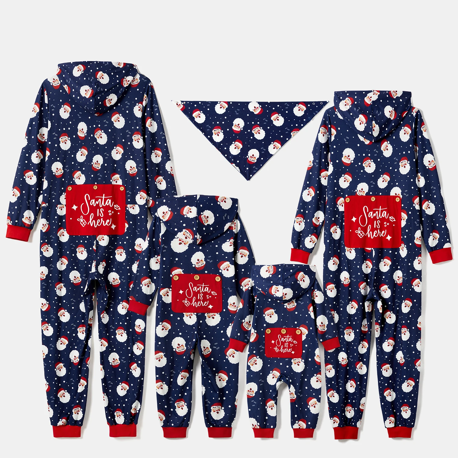 thumbnail image 2 of Conjunto de pijamas navideños familiares a juego PatPat: patrón navideño informal, 2 of 5