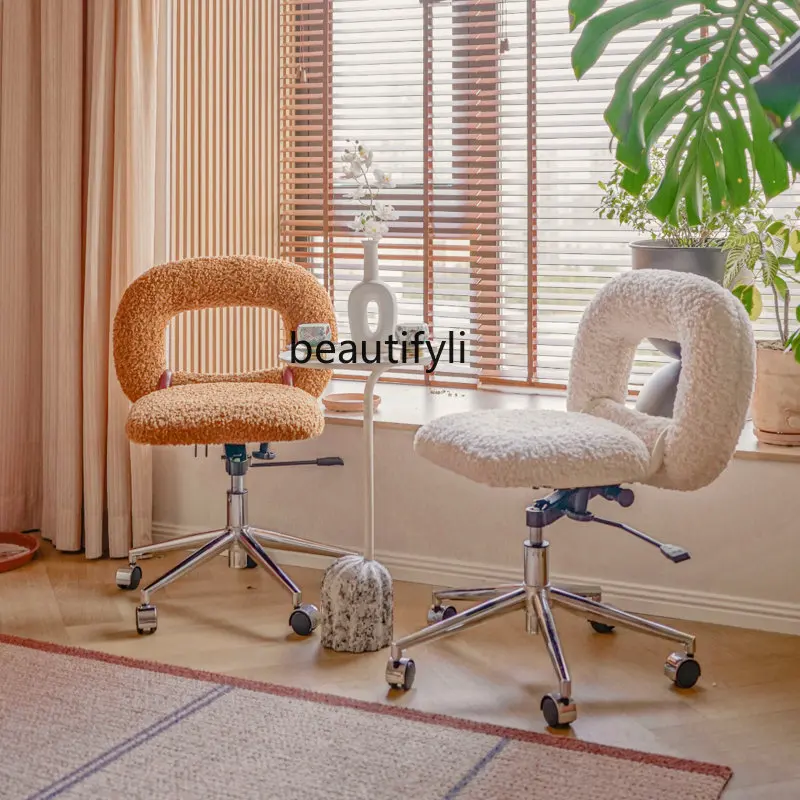 

yj Donut Computer Chair Ergonomic Office Chair Home Adjustable and Comfortable for a Long Time Chair