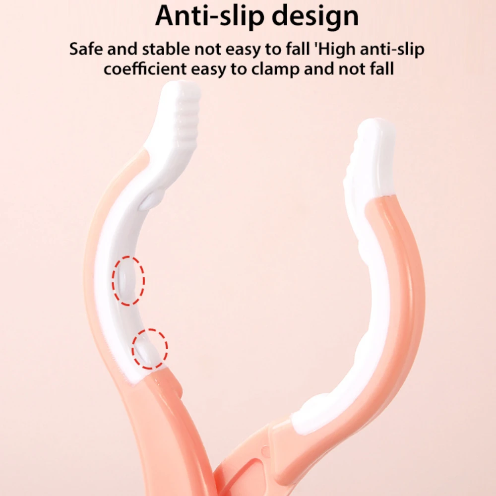Multi functional high-temperature resistant anti slip silicone baby bottle disinfection clip detachable baby bottle mouth clip