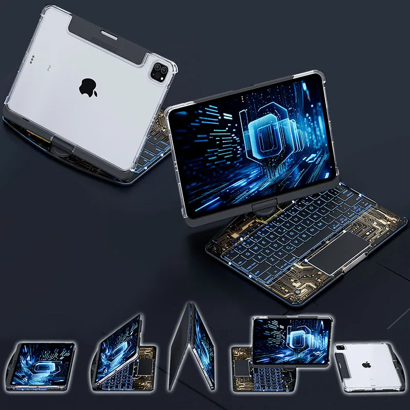 iPad Pro 11インチ マジックキーボード ブラック 360度回転 Amazon.co.jp: 2025新登場 iPad Pro 11 第4/3/2/1世代対応