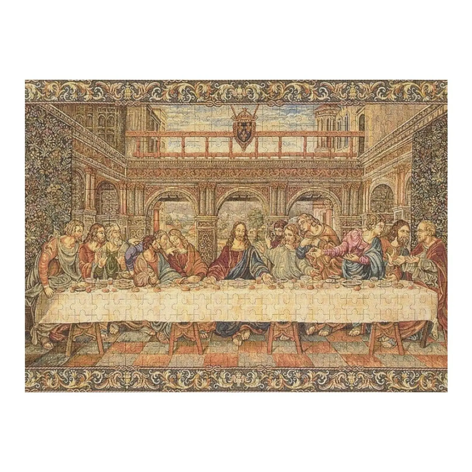 

The Last Supper Art Board Wall Decor Wall Art Rustic Jigsaw Puzzle Custom Puzzles With Photo Puzzle Photo Custom