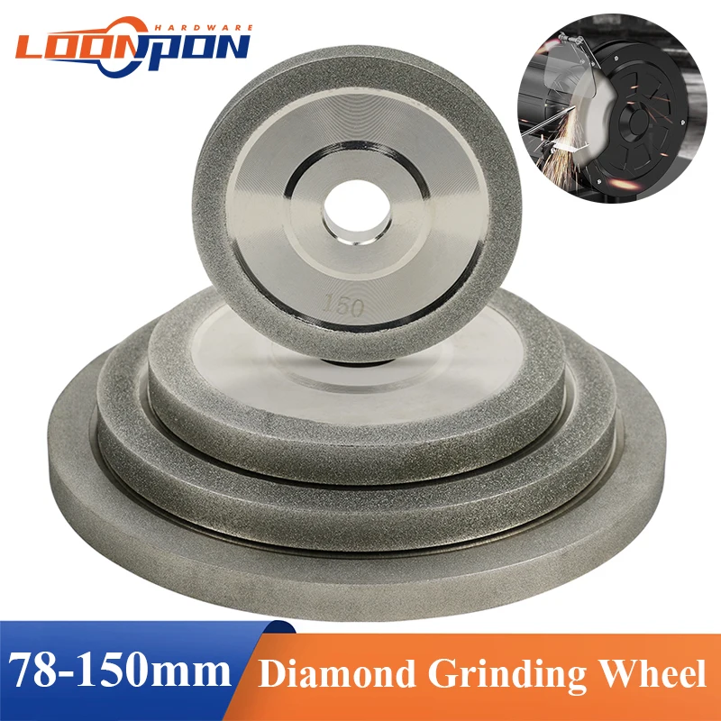 Produktbild von Mozulon 6 Zoll (150 Mm) Diamant-Schleifscheibe – Flach, Innenloch 12,7 Mm, Körnung 1000 – Für Polieren Von Glas, Keramik, Jade & Werkzeugen