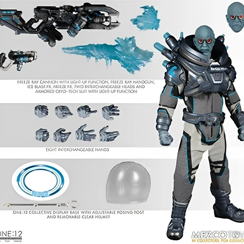 In Magazzino Originale Mezco One:12 Fumetti Congiunti Mr. Freeze 1/12 Deluxe Edition Anime Action Collection Figure Model Toys Gifts