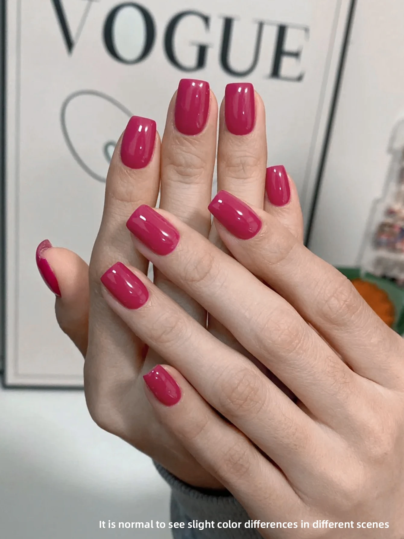 Plum Color Gel Nail Polish - 15ml Soak Off, No Wipe, All-Season Formula