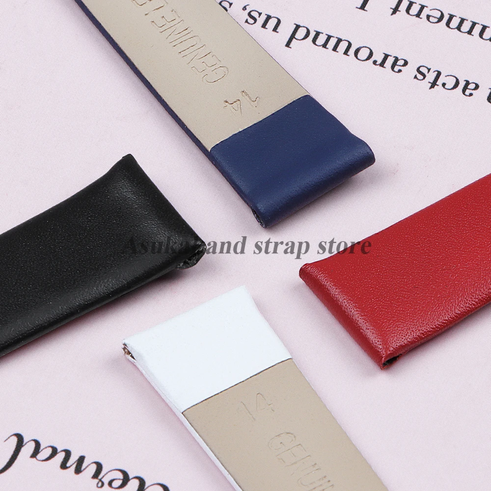 Vintage Cowhide Leather Bracelet-Style Ultra Thin Watchstrap