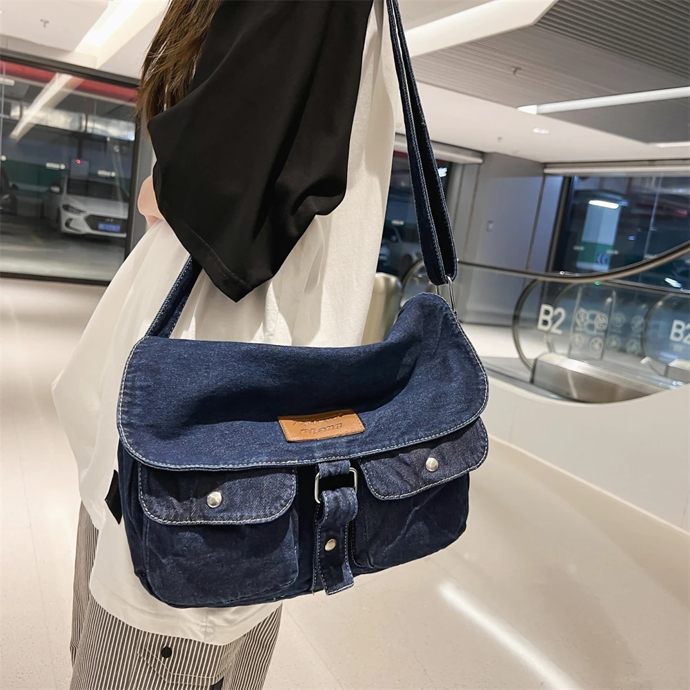 S2c5b2de736564120b15426b985b0ec0ep Denim Hobo Crossbody Bags For Women, New Trends Purses And Handbags Multi Pockets Shoulder Messenger Bag Big Capacity Totes Mallzona