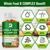 1610-24389d.jpg BEWORTHS Vitamin B Complex Capsules B1,B2,B3,B5,B6,B7,B12 Whole Food Supplement for Stress, Energy and Immune Support Non-GMO
