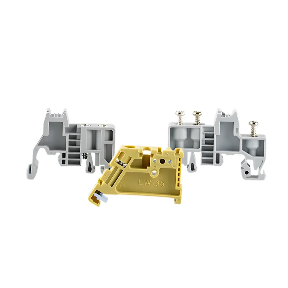 E/UK And E/UK-2 EW 35 Manufacturer End Stop For UK And SAK Terminal Blocks Din Rail End Bracket 10PCS din rail din rail terminal block din rail bracket