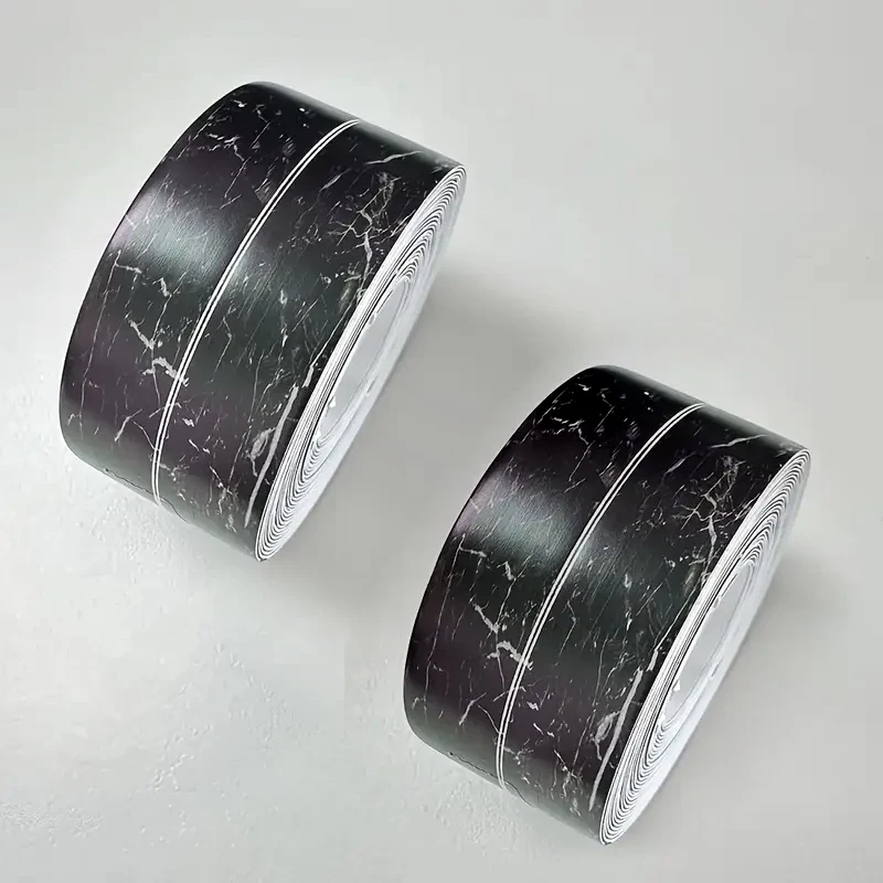 Waterproof Self-Adhesive Sealing Tape - Durable Polyester for Kitchen & Bathroom Sinks, 2 Rolls
