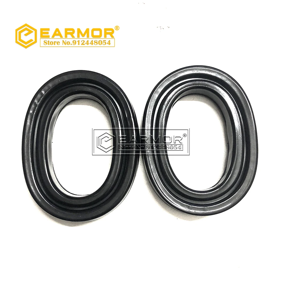 EARMOR S06 Silicone Gel Ear Sealing Rings Pair Headset Accessories Fit for M30 Shooting Noise Reduction Headset Replacement