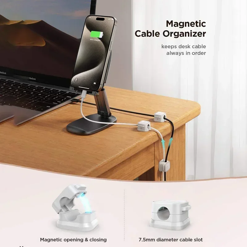 Cable Organizer 3/6/10Pcs Charger Protector Clip