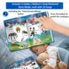 English Point Reading Books Children's Early Educational Toys Montessori Smart Multifunctional Book For Toddler Learning English 4