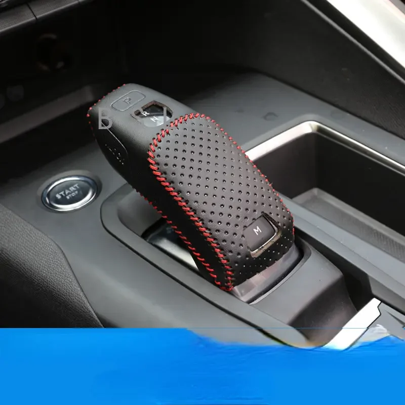 

Прошитая вручную кожаная защитная крышка рычага переключения передач для Peugeot 4008 5008 автомобильные аксессуары