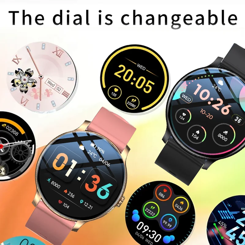 LXASFIT 2025 New Smart Watch Heart Rate Sleep Health Monitor Bluetooth Talk Ladies Sport Smart Watch for Android IOS BEST SELLERS