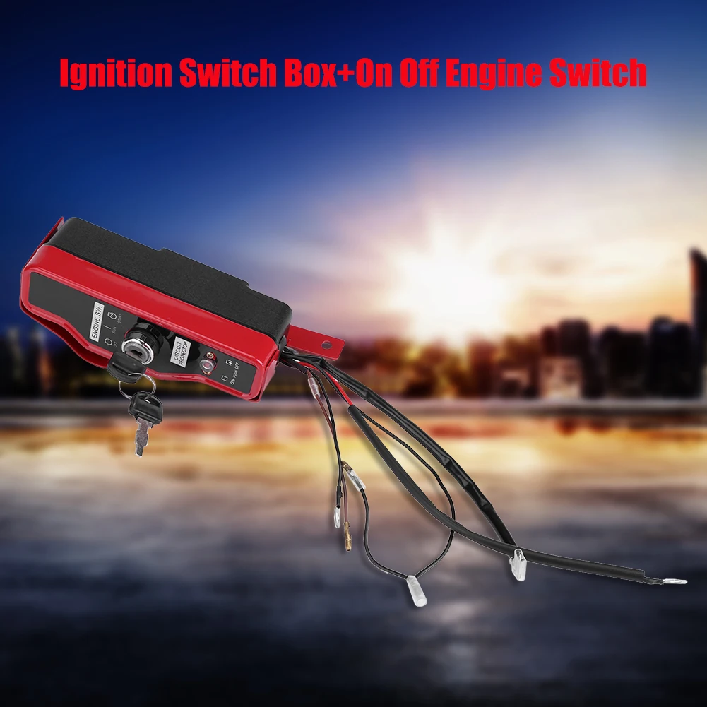 Electric Ignition Switch Box With 2 Keys For Honda Gas Engine
