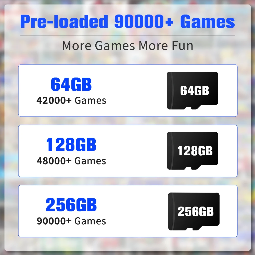 Game Memory Card For Raspberry Pi 4 Model B TF Card Pre-loaded 60+ Emulators For PS1/PSP/Sega Saturn/N64/MAME With 90000+ Games,game memory card
