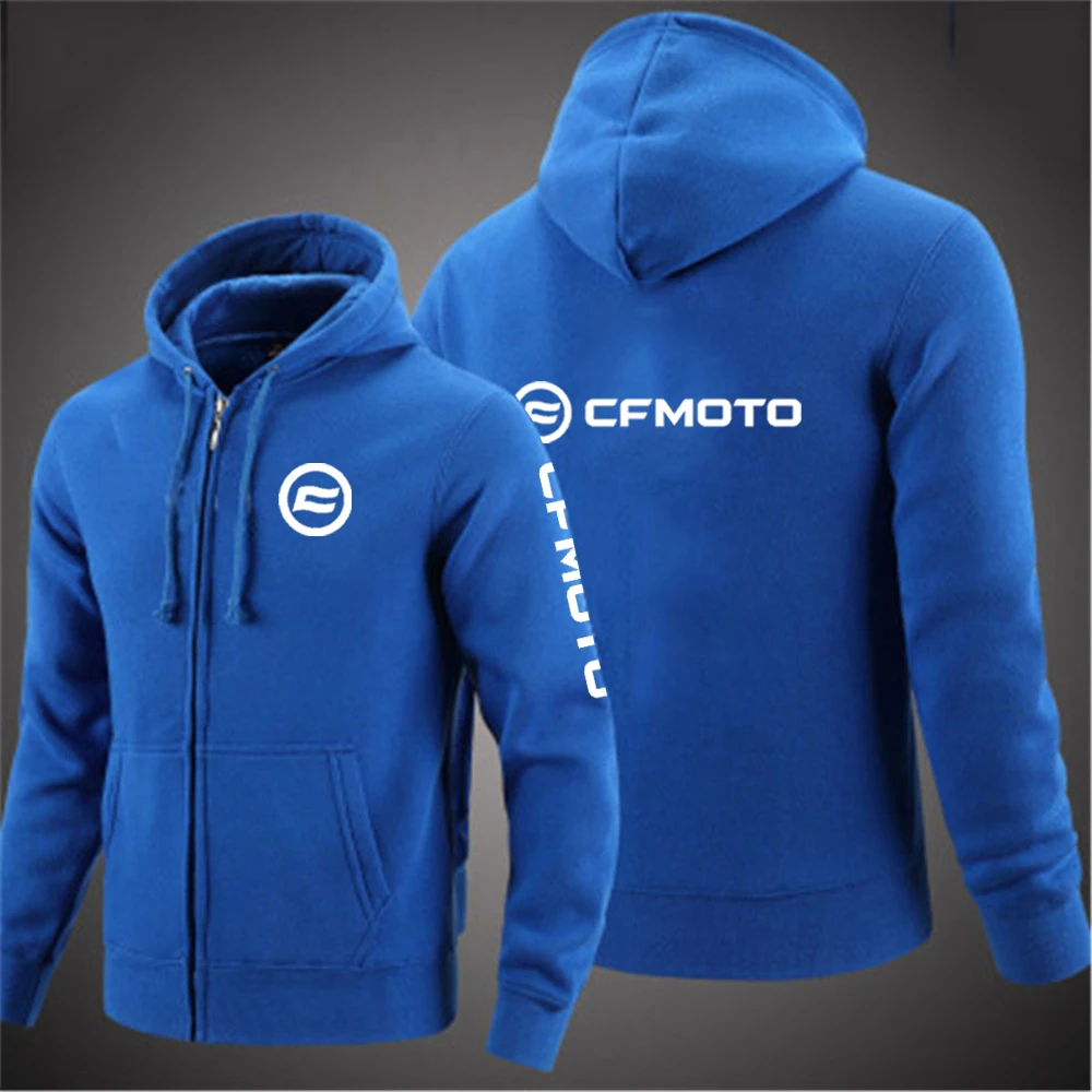 2023 Men Printing New Cfmoto Jacket Zip Hight Quality Comfortable Solid Color Outerwear Tracksuit Hooded Coat Pullover Top 3