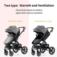 Poussette bébé 3 en 1, poussette à quatre roues, voiture bébé 2 en 1, poussettes légères, poussettes multifonctions, landau, poussette 5