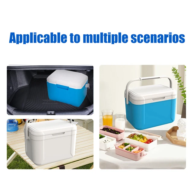 Outdoor Camping Insulated Box Portable Fresh Freezer Car Ice Bucket Save  Space Ice Cooler Camping Accessories - AliExpress