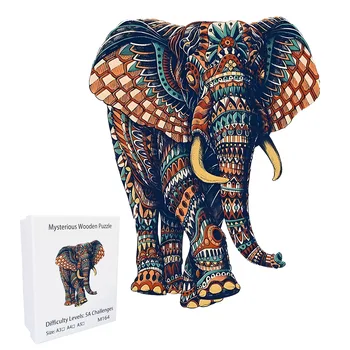Elephant Wooden Puzzle Toy 1