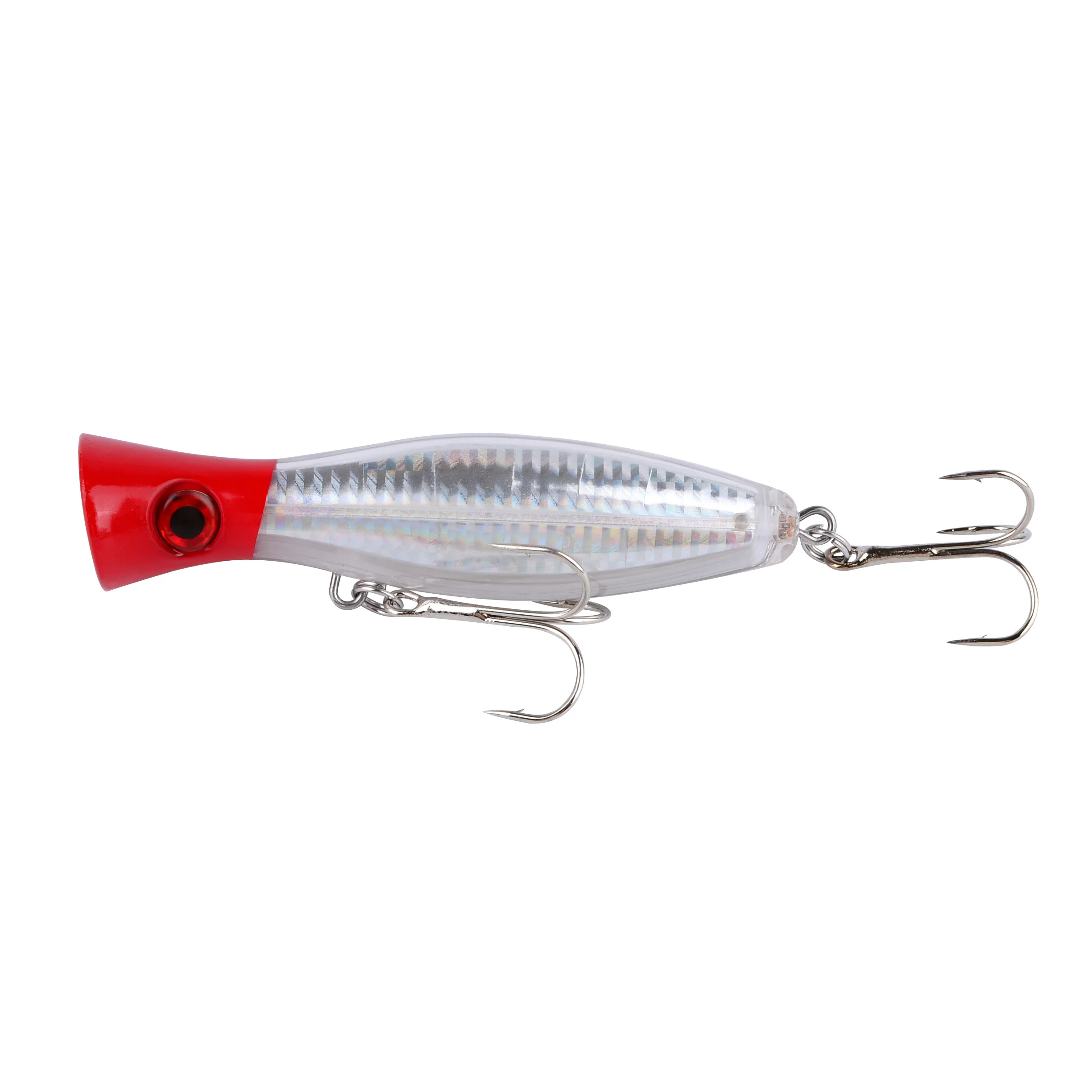 Enhanced Fishing Popper Lure for Saltwater and Freshwater Surface Casting