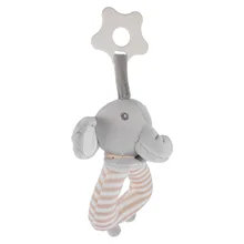 

Cartoon Elephant Shape Baby Rattle Practical Teething Rattle Teether