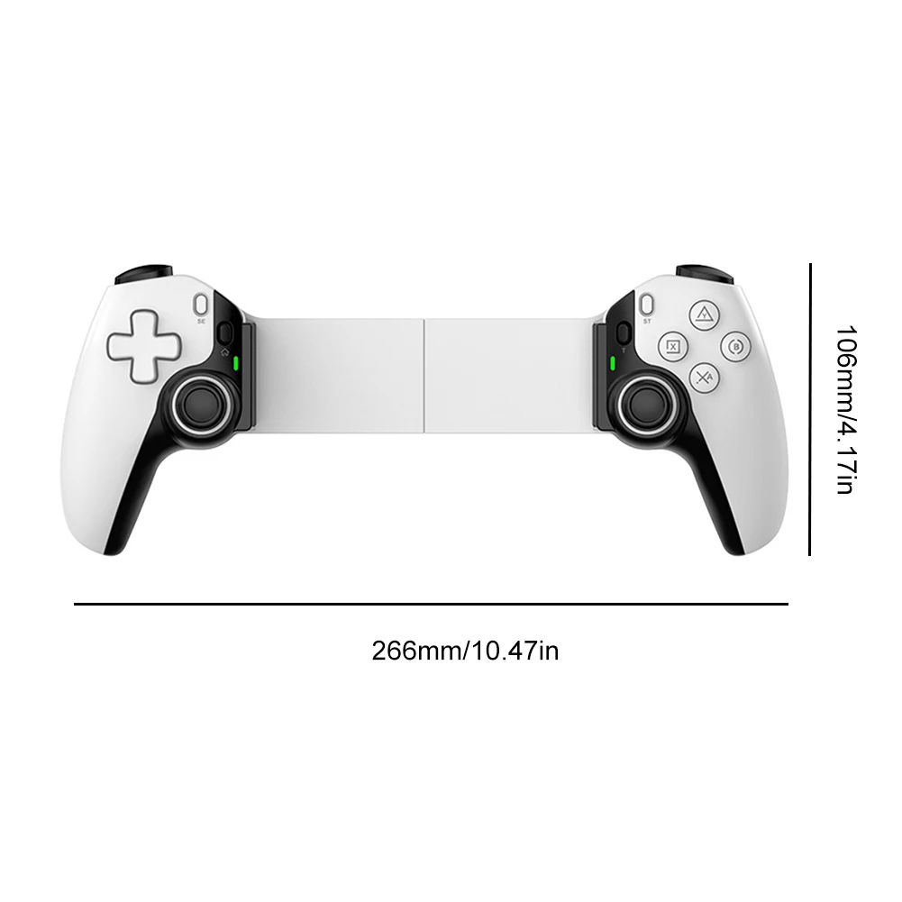 터보 블루투스 호환 무선 모바일 게임 컨트롤러, D9, 5.2 이중 진동 6 축 자이로, 스위치, PS3, PS4, PC, 태블릿용