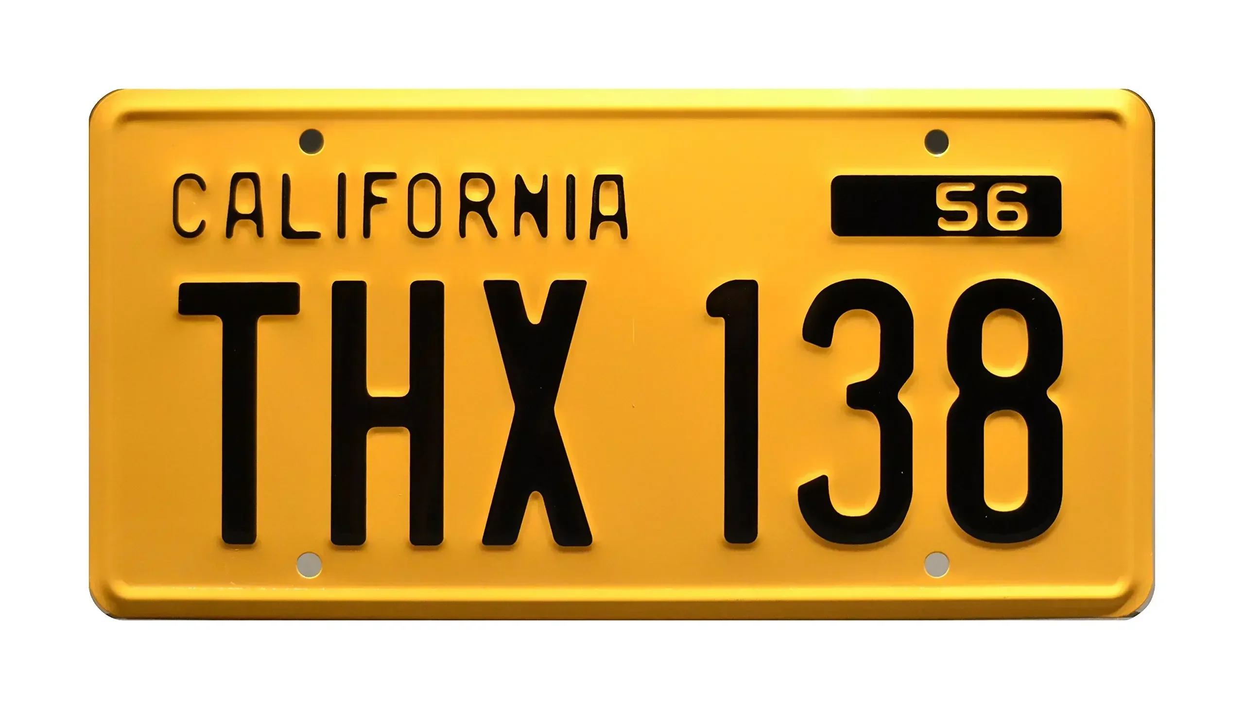 

print American Graffiti | THX 138 | Metal License Plate -License Plate License Plate Frames Car Decor License Plate