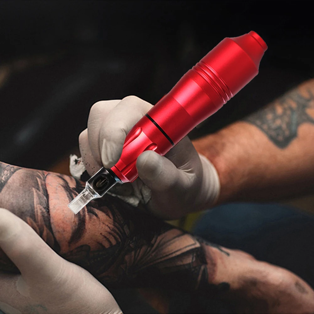 Tattoo Supplies Tattoo Kit Tattoo Pen Tattoo Motor Professional Rotary Tattoo Machine Pen Liner Shader Tattoo Cartridge Machine Powerful Motor 10000RPM Accessories Supplies