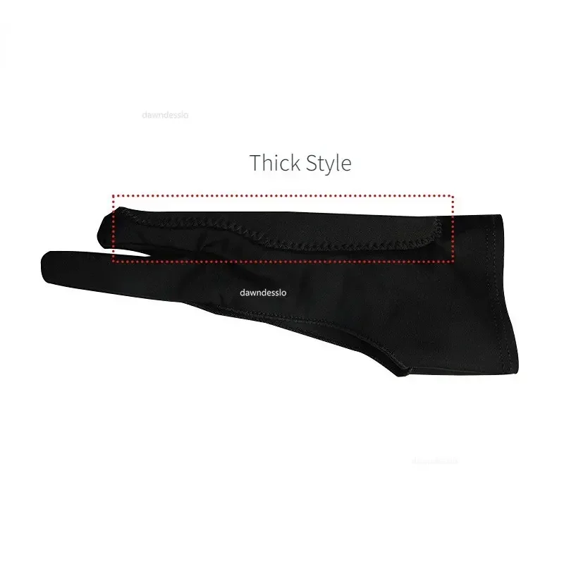 Two-Finger Anti-Touch Painting Gloves for Digital Art and Oil Painting