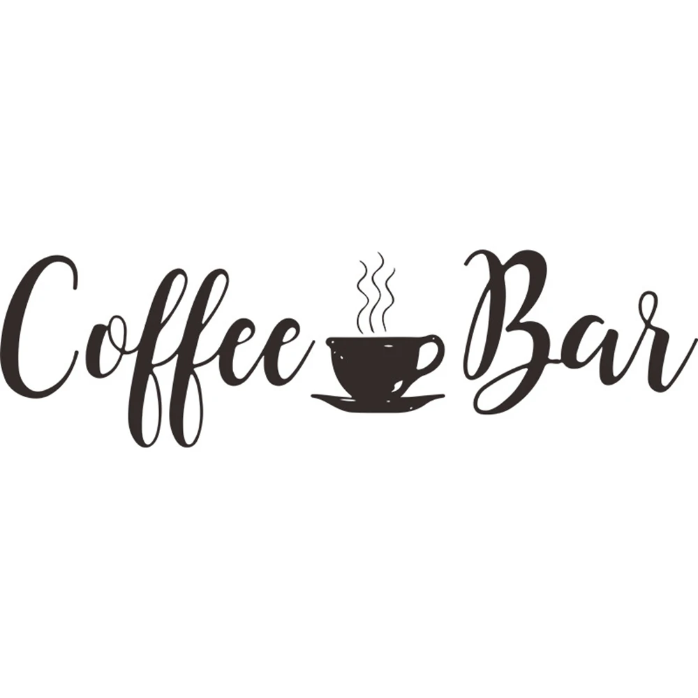 Letrero de madera para decoración de pared de cafetería, cartel con letras  de estación de café, arte de palabra de madera de café, granja, cocina -  AliExpress
