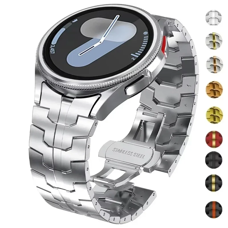 Premium Stainless Steel Watch Strap - No Gaps Design, Quick Release Bracelet